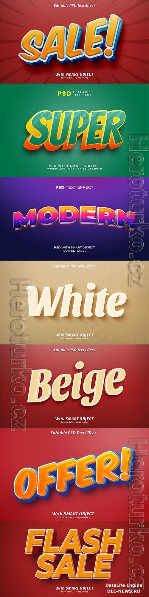 Psd text effect set vol 175