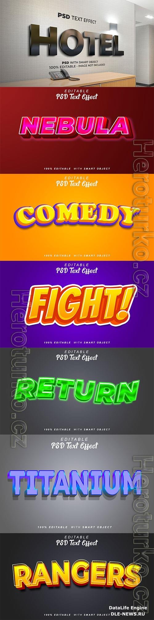 Psd text effect set vol 174