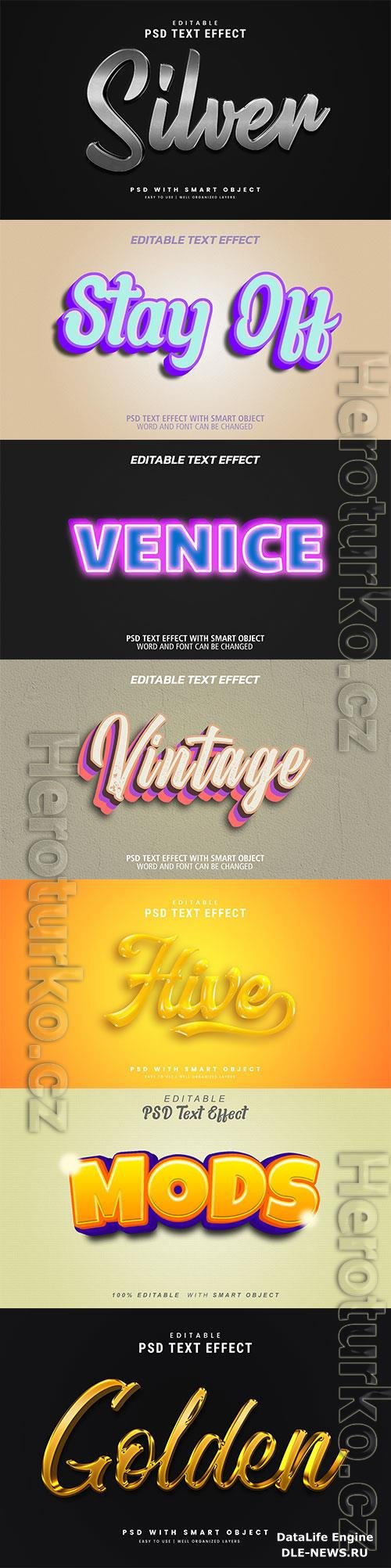 Psd text effect set vol 173