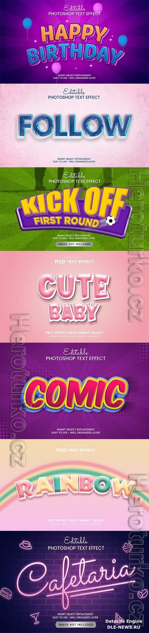 Psd text effect set vol 169