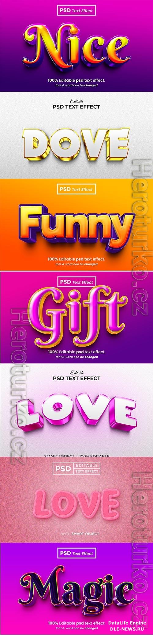 Psd text effect set vol 159