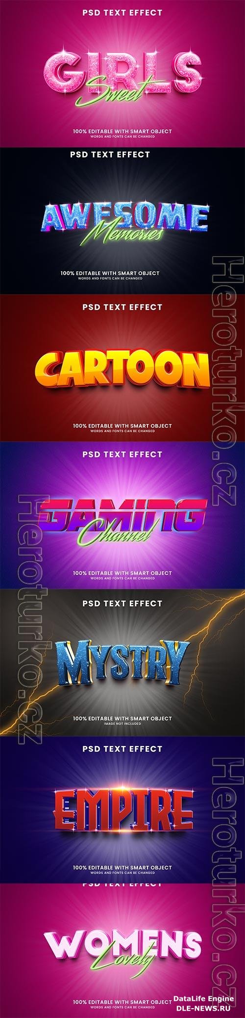 Psd text effect set vol 156