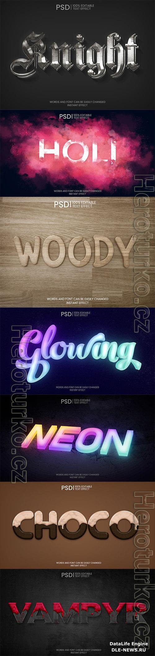 Psd text effect set vol 154