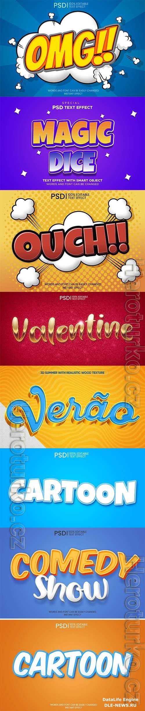 Psd text effect set vol 153