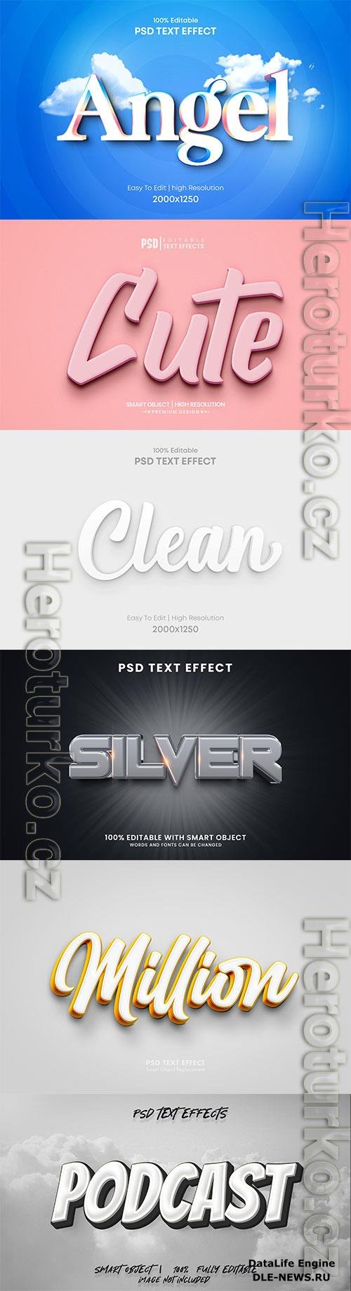 Psd text effect set vol 140