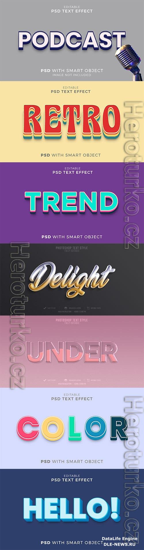 Psd text effect set vol 150