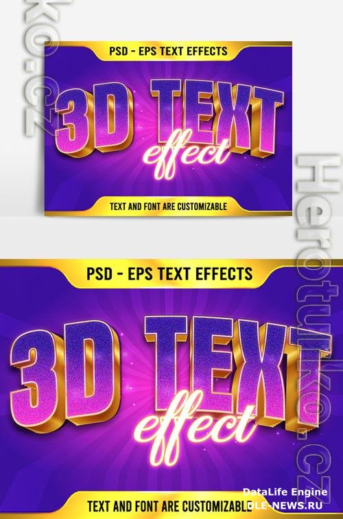 Golden text effect in vector