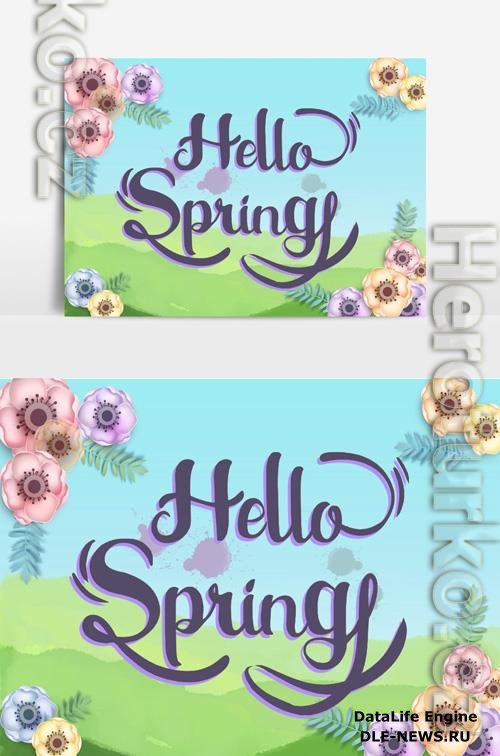 Beautiful Spring Text Effect vol 3