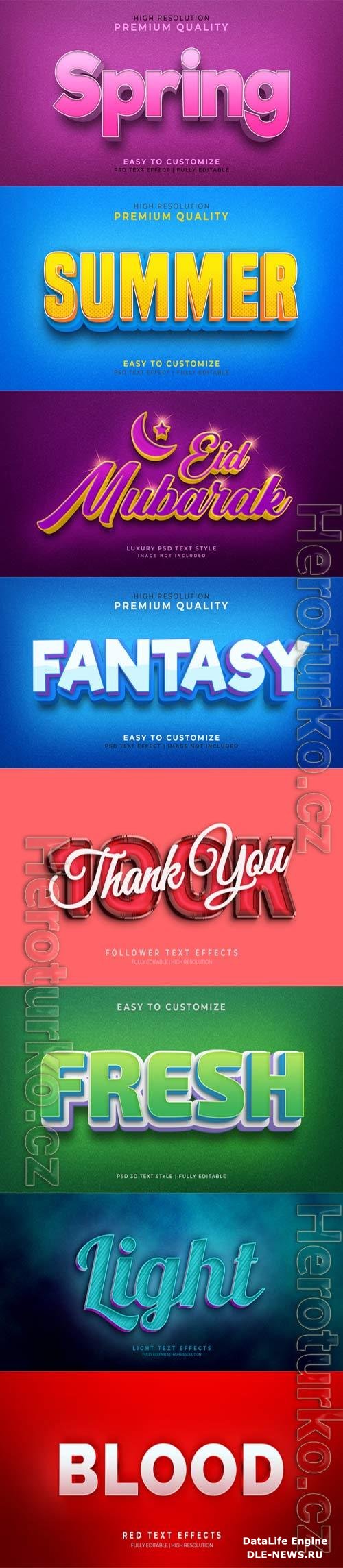 Psd text effect set vol 381