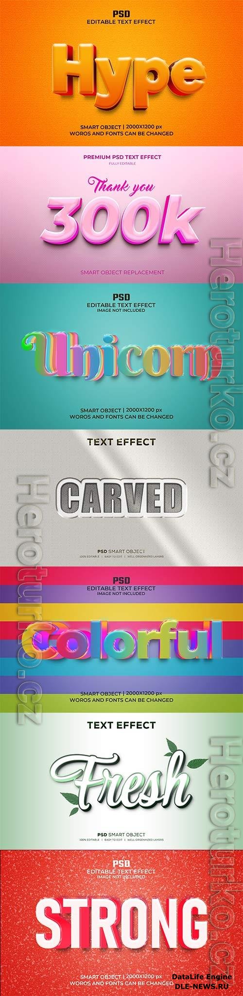 Psd text effect set vol 377