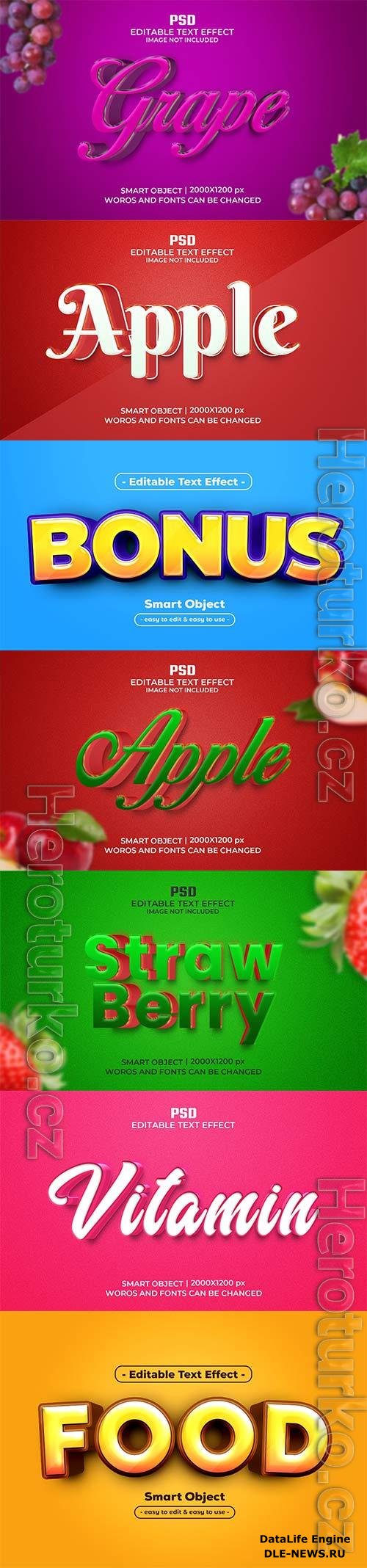 Psd text effect set vol 373