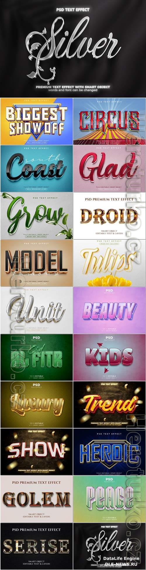 Psd text effect set vol 384