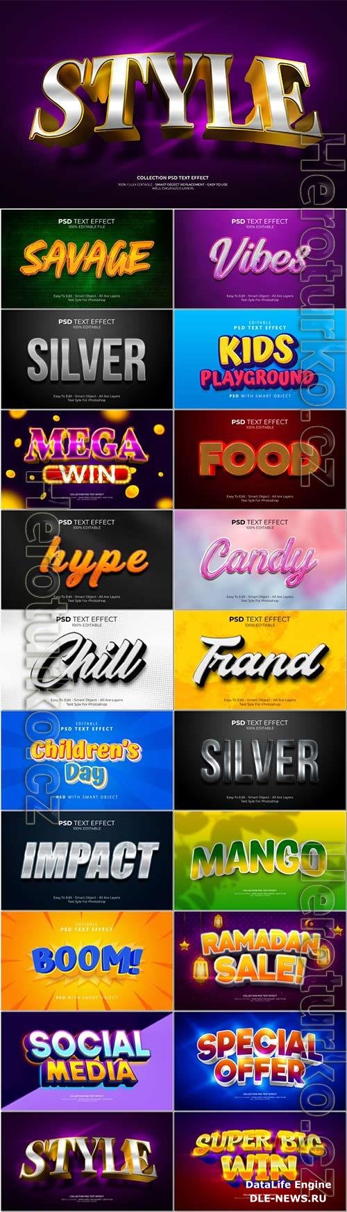 Psd text effect set vol 391