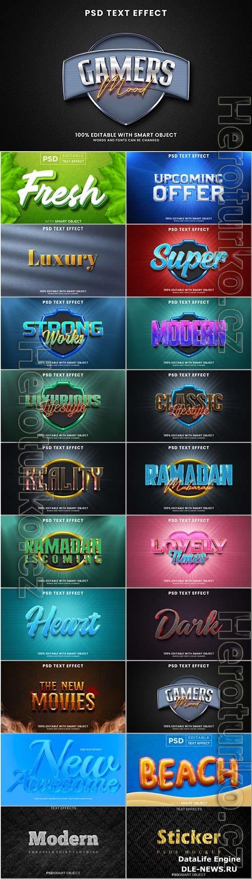 Psd text effect set vol 389