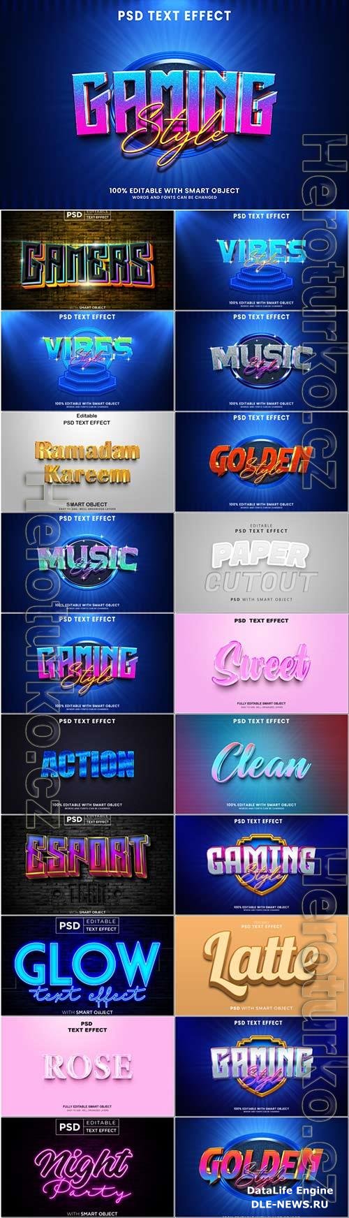 Psd text effect set vol 388