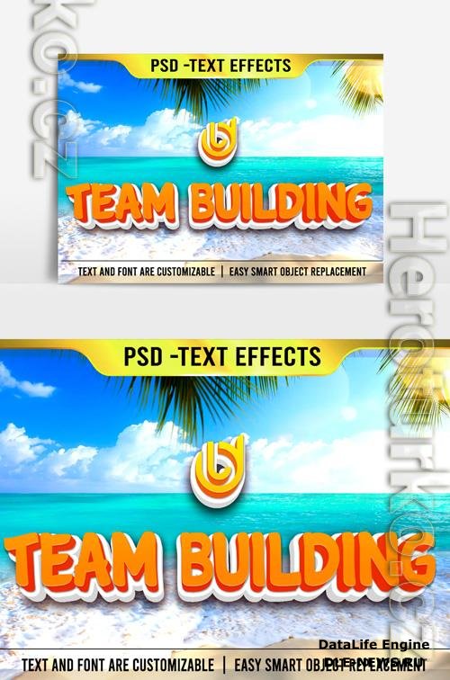 Psd Team Effects Building Text 3D Fixed