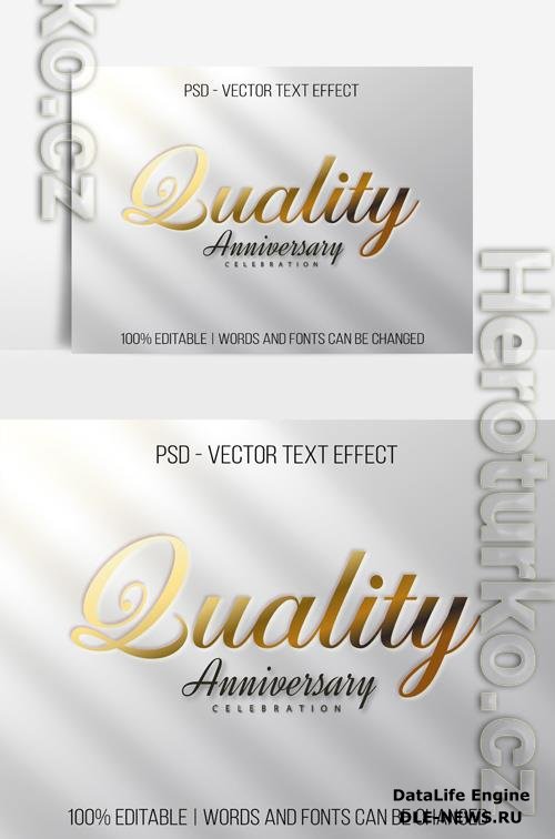 Quality vector editable 3d text style effect