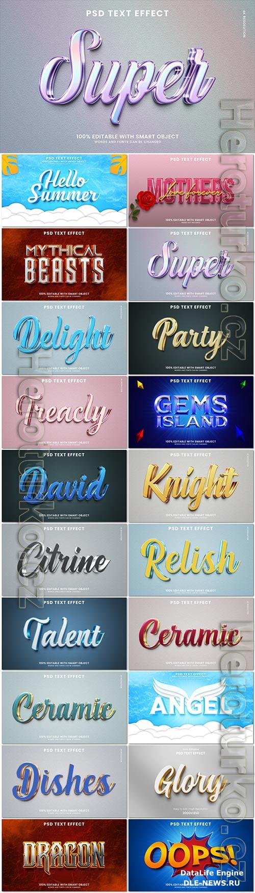 Psd text effect set vol 420