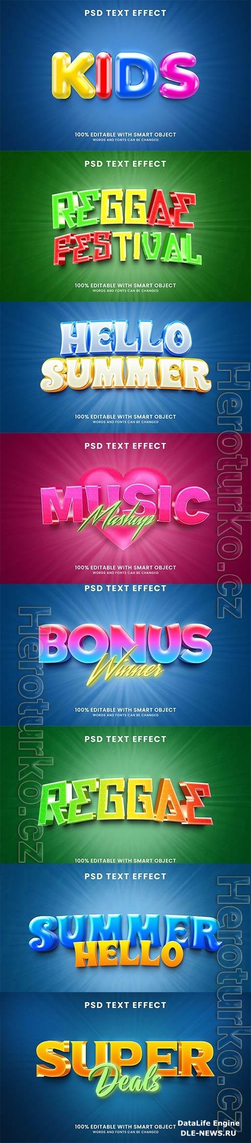 Psd text effect set vol 433