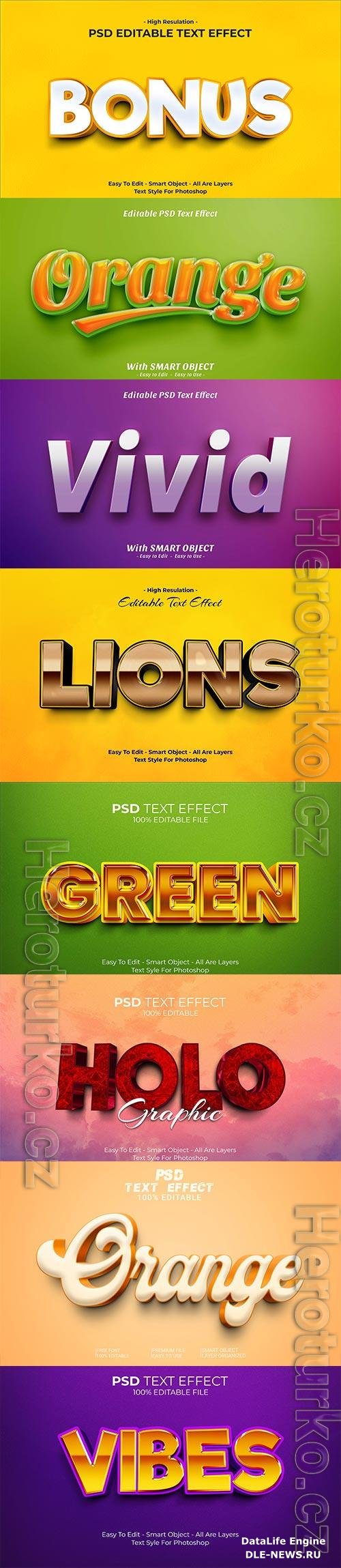 Psd text effect set vol 436