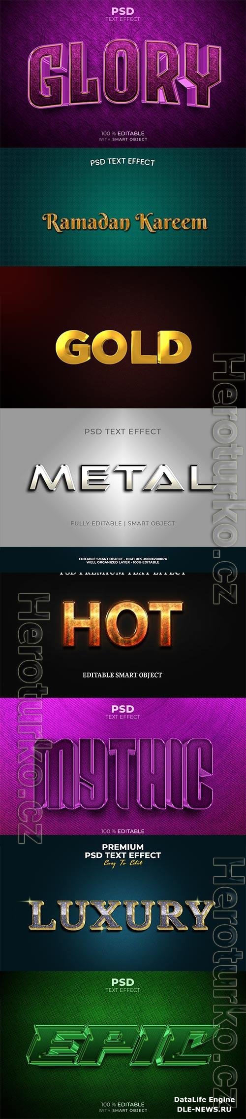 Psd text effect set vol 452