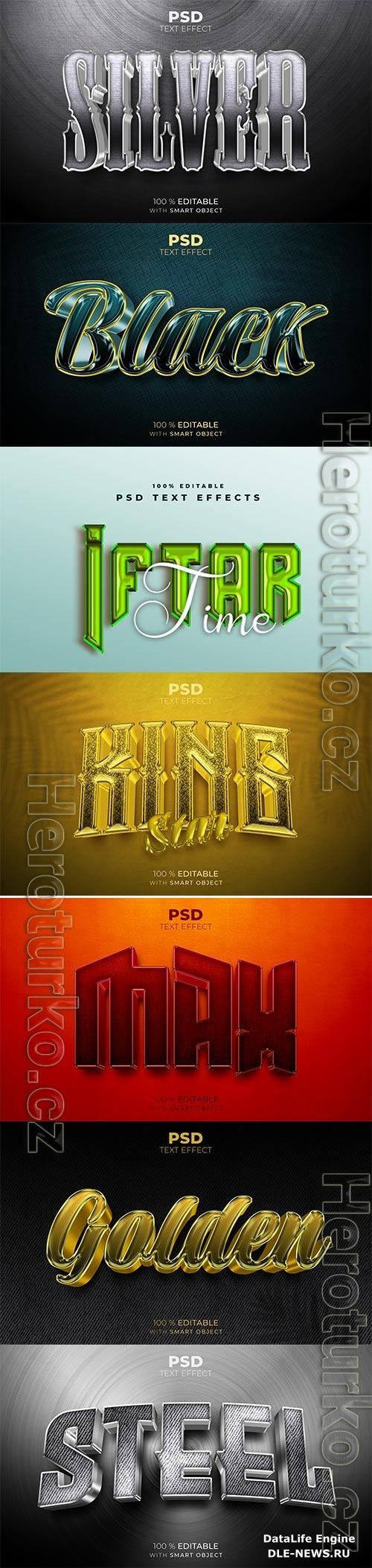 Psd text effect set vol 450