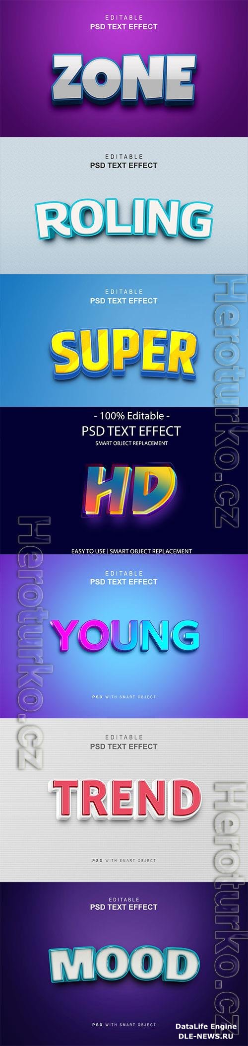 Psd text effect set vol 449