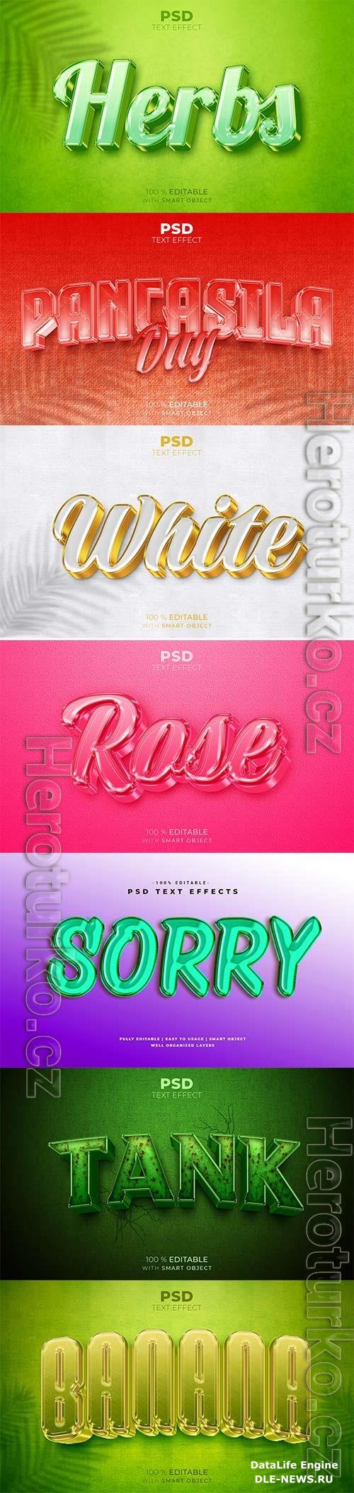 Psd text effect set vol 448