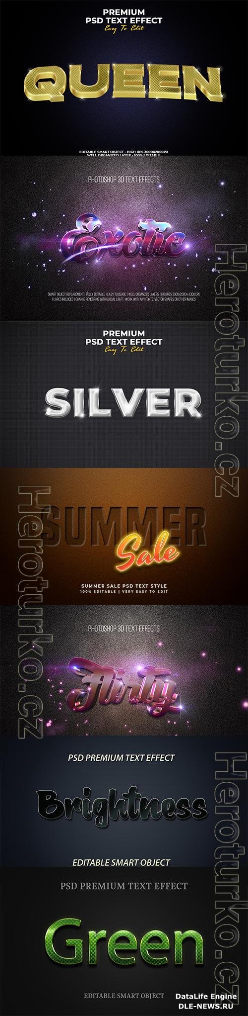 Psd text effect set vol 454