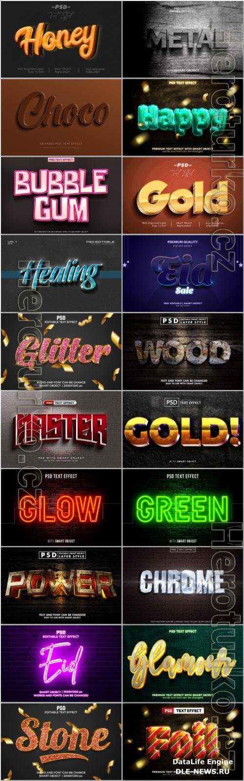 Psd text effect set vol 471