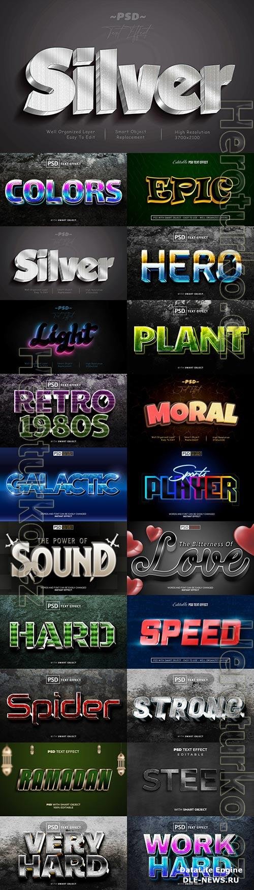 Psd text effect set vol 475