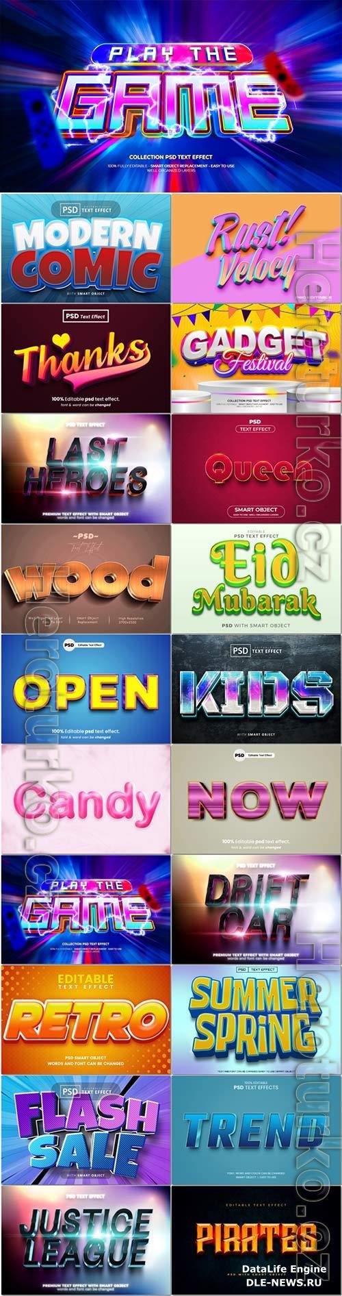 Psd text effect set vol 479