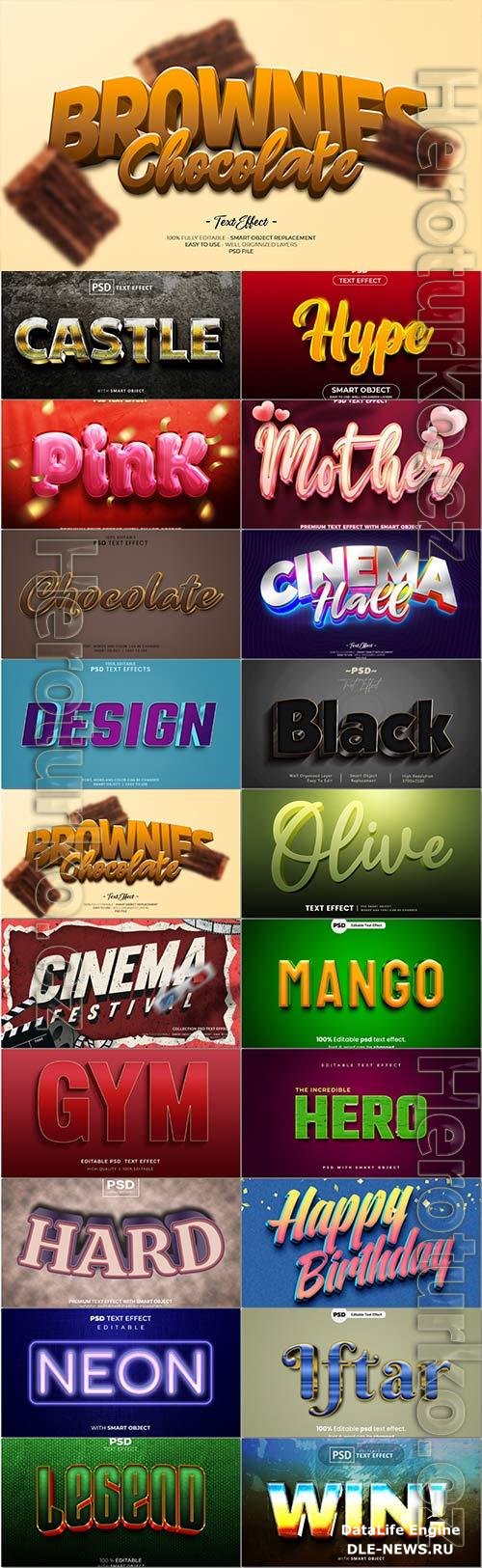 Psd text effect set vol 478