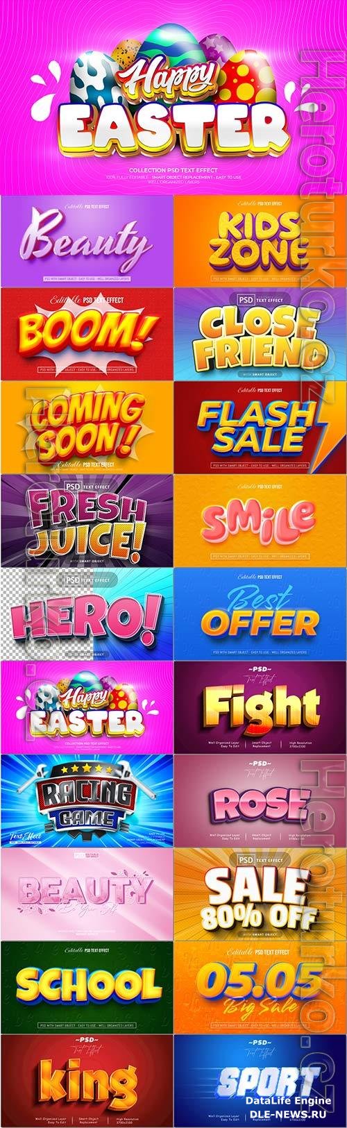 Psd text effect set vol 477