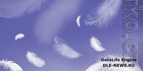 Psd Periwinkle Blue Feather Background