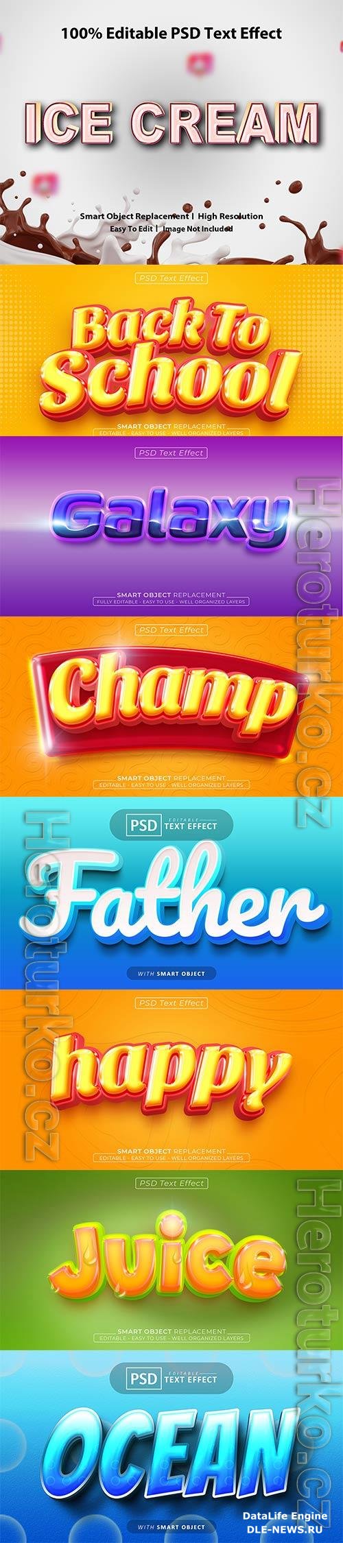 Psd text effect set vol 505