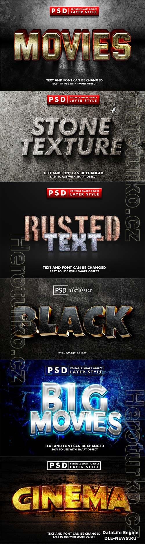 Psd text effect set vol 499