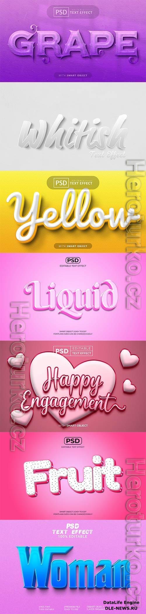 Psd text effect set vol 498