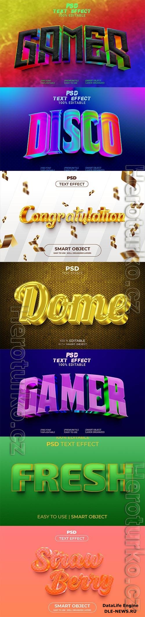 Psd text effect set vol 521