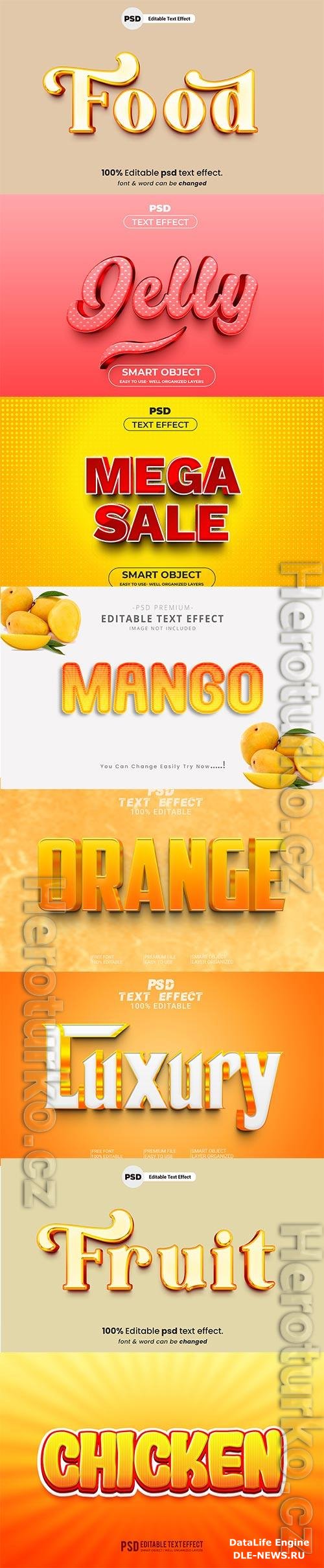 Psd text effect set vol 518