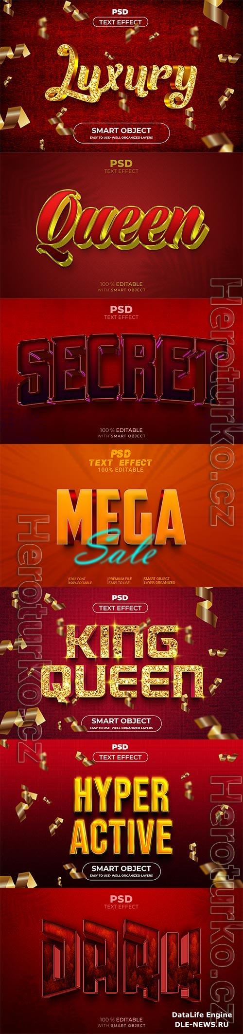 Psd text effect set vol 515