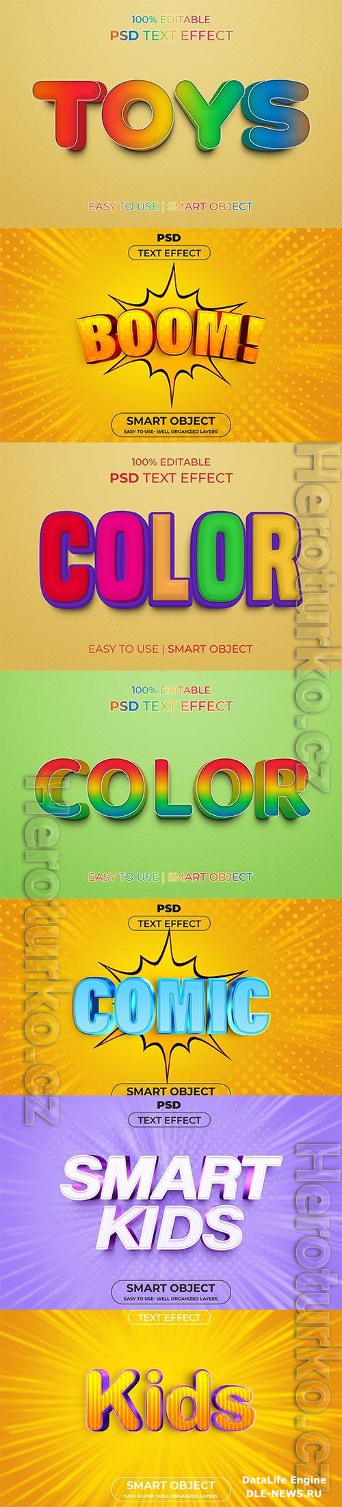 Psd text effect set vol 512