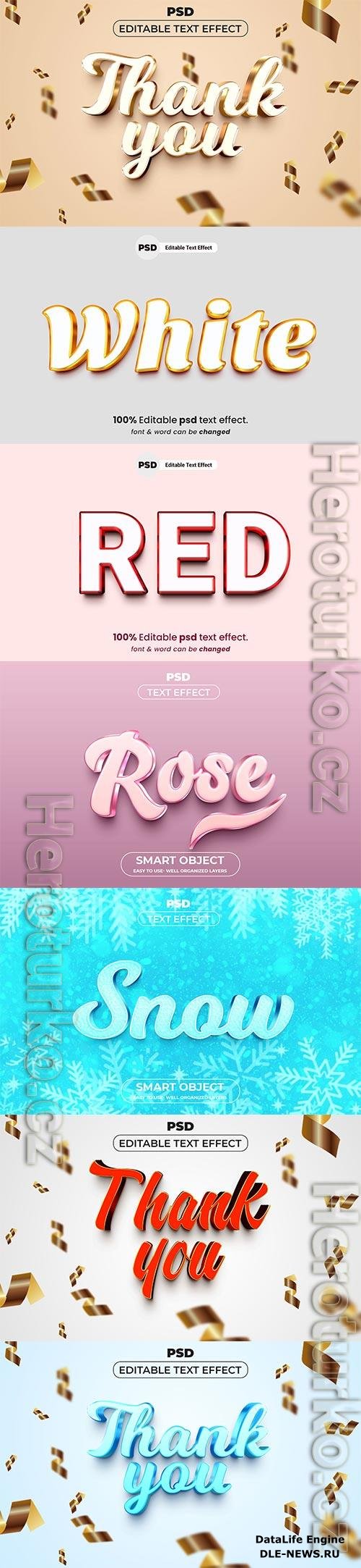 Psd text effect set vol 508