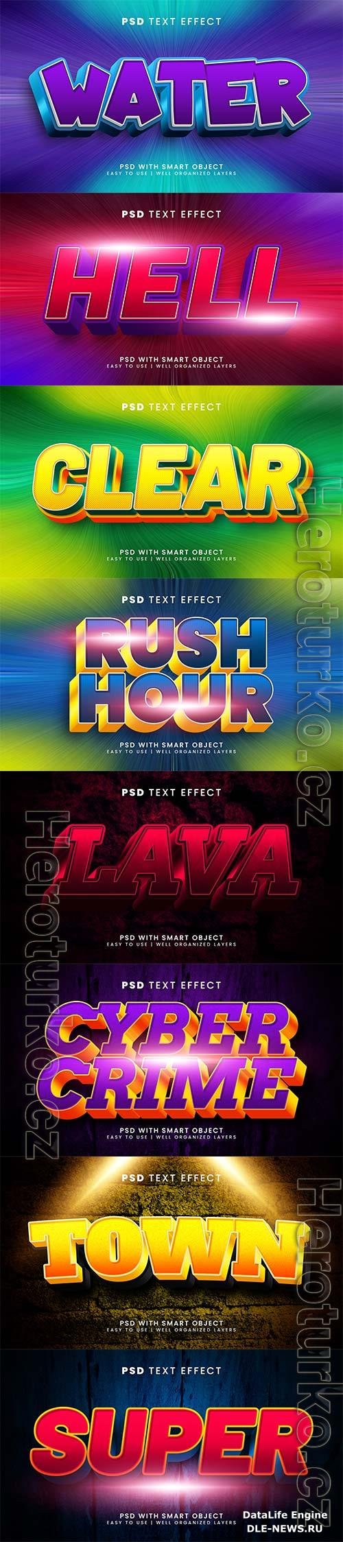 Psd text effect set vol 533