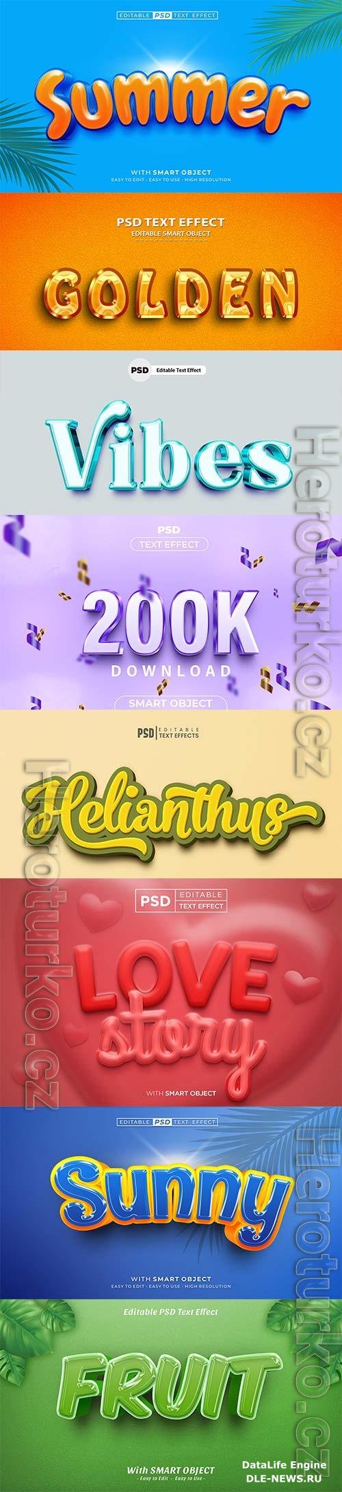 Psd text effect set vol 528