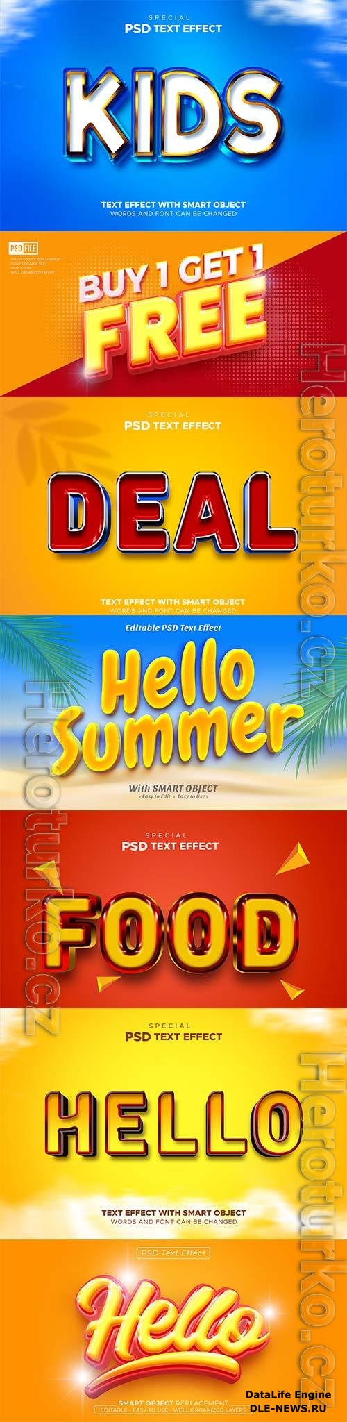 Psd text effect set vol 527