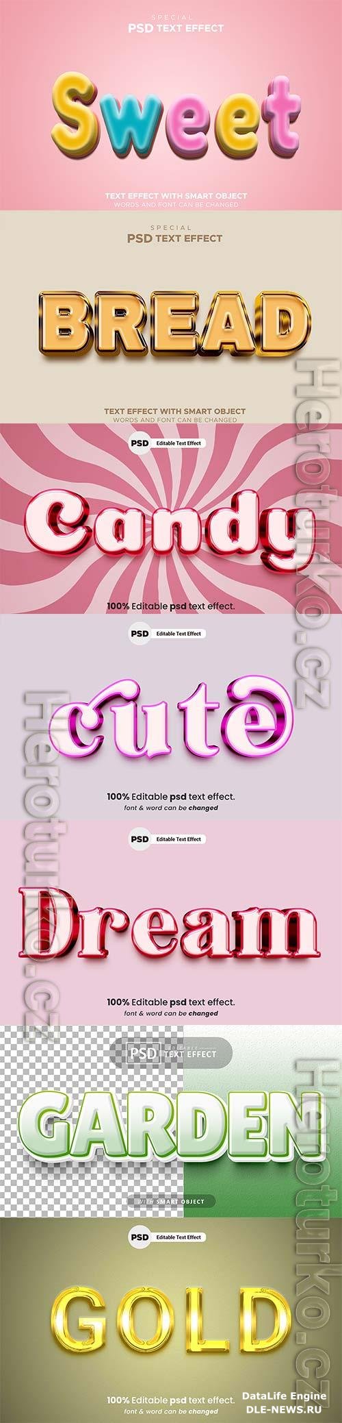 Psd text effect set vol 526