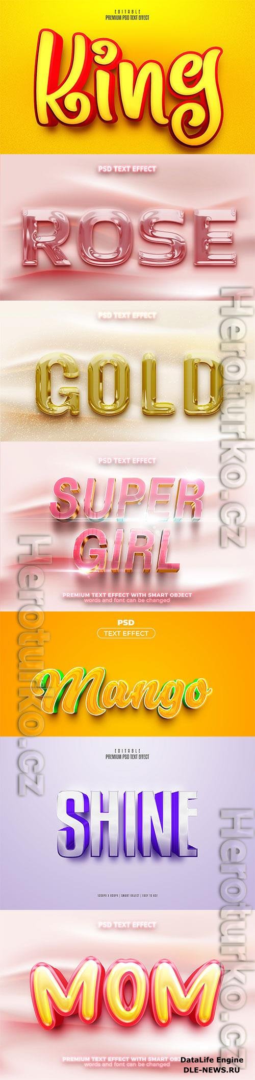 Psd text effect set vol 547