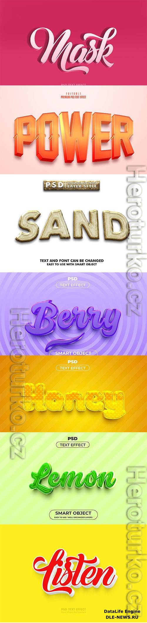 Psd text effect set vol 546