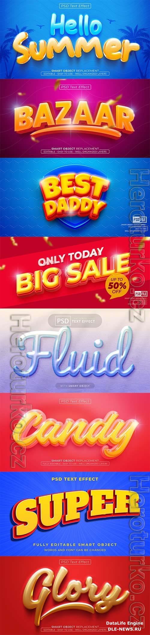 Psd text effect set vol 545